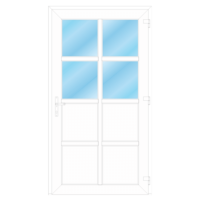 DZ019 Profine Nebeneingangstüren - DZ019