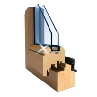 perfektschliff-retro Massiv Holzfenster - Perfektschliff Retro